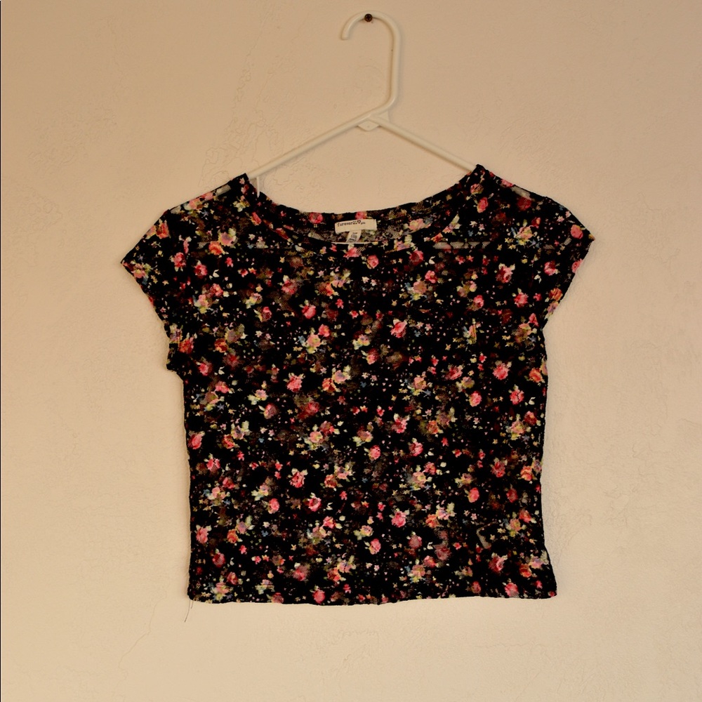 Mesh crop top